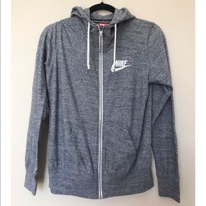 BRAND NEW NIKE JACKET grey Nike detailed zip